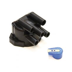 Pertronix Ignition Cap and Rotor Kit Cap / Rotor Socket Style Black P