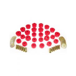 Prothane Body Mount Bushing - Polyurethane - Black - GM 1978-88 - Kit