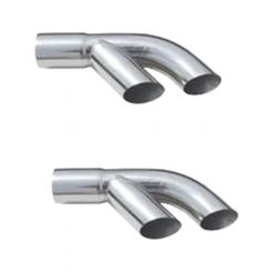 Pypes Performance Exhaust Exhaust Tip Trans AM Splitters Slip-On 2-1/2