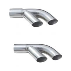 Pypes Performance Exhaust Exhaust Tip Trans AM Splitters Slip-On 3 in I