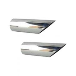 Pypes Performance Exhaust Exhaust Tip Slip-On 2-1/2 in Inlet 2-1/2 in R