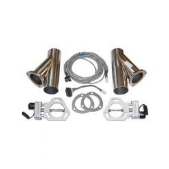 Pypes Performance Exhaust Exhaust Cut-Out Electric Bolt-On 2-1/2 in Pi