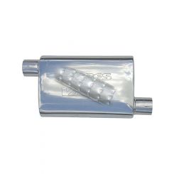 Pypes Performance Exhaust Muffler Violator 2-1/2 in Offset Inlet 2-1/2