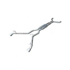 Pypes Performance Exhaust Exhaust System Race Pro Cat-Back 2-1/2 in Di