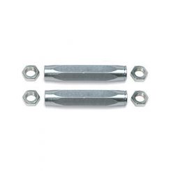 QA1 Tie Rod Sleeve 11/16-18 in Female Thread 8 in Long Hex Tube Steel Z