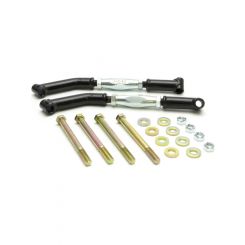 QA1 Trailing Arm Brace Tubular Adjustable Steel Black Powder Coat GM A-B