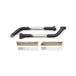QA1 Trailing Arm Brace Tubular Adjustable Steel Black Powder Coat GM A-B