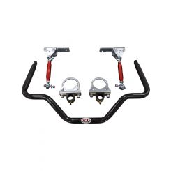 QA1 Sway Bar Rear 1-1/4 in Diameter Steel Black Powder Coat QA1 F-100 A