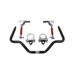 QA1 Sway Bar Rear Bolt-On 1 in Diameter Steel Black Powder Coat C10 GM
