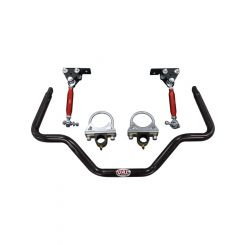 QA1 Sway Bar Rear 1-1/4 in Diameter Steel Black Powder Coat GM Fullsize