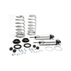 QA1 Coil-Over Shock Kit Pro Coil Twintube Single Adjustable Fron (GS401-10350B)