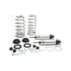 QA1 Coil-Over Shock Kit Pro Coil Twintube Single Adjustable Fron (GS401-10550B)