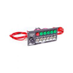 Quickcar Racing Products Switch Panel Dash Mount 6-7/8 x 3-1/4 in 6 To