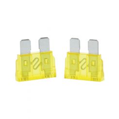 Quickcar Racing Products Fuse ATC 20 amp Plastic Yellow Set of 5