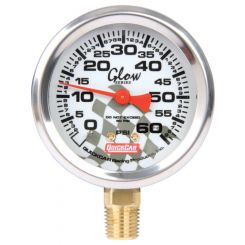 Quickcar Racing Products Tire Pressure Gauge Head 0-60 psi Glo Quickc
