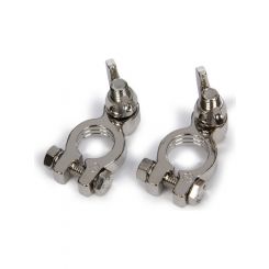 Quickcar Racing Products Battery Terminal Top Post Brass Nickel Plated