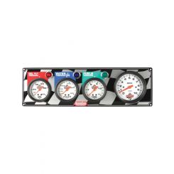Quickcar Racing Products Gauge Panel Assembly Fuel Pressure / Oil Pr