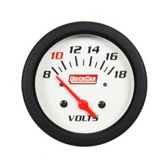 Quickcar Racing Products Voltmeter Extreme 8-18V Electric Analog 2-5