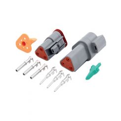 Quickcar Racing Products Electrical Connector Deutsch Connector 3 Pin