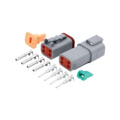 Quickcar Racing Products Electrical Connector Deutsch Connector 4 Pin