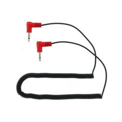 Racing Electronics Headset Cable 90 Degree 1/8 in Male to 1/8 in Male J