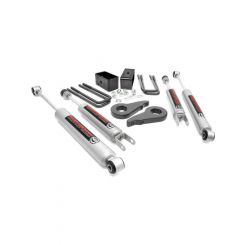 Rough Country Suspension Leveling Kit 2-1/2 in Lift Hardware / Shocks /