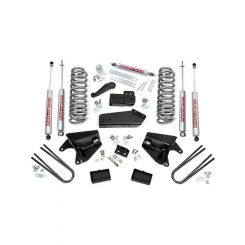 Rough Country Suspension Lift Kit 4 in Lift Brackets / Bushings / Hardwar (465)
