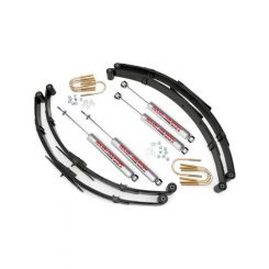 Rough Country Suspension Lift Kit 2-1/2 in Lift Brackets / Bushings / Spr (615)