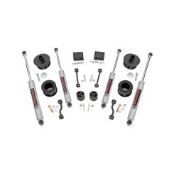 Rough Country Suspension Lift Kit 2-1/2 in Lift Brackets / Bump Stops /