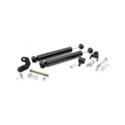 Rough Country Steering Stabilizer Kit Dual Hardware Included Steel 2-1/