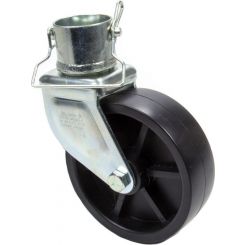 Reese Trailer Jack Wheel Pull Pin 6 in Caster Steel Zinc Oxide