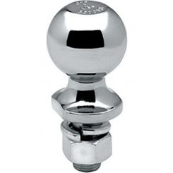 Reese Hitch Ball 2 in Ball 3/4 in Shank 3500 lb Capacity Steel Chrome