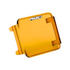 Rigid Industries LED Light Cover Snap-On Rigid Logo Plastic Amber Rigi
