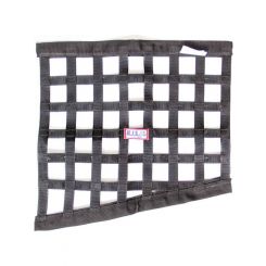 RJS Safety Window Net SFI 27.1 1 in Webbing Trapezoid Black Drag Race