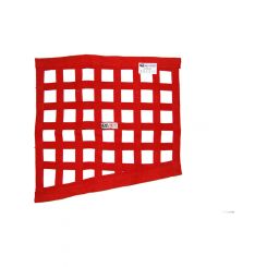 RJS Safety Window Net SFI 27.1 1 in Webbing Trapezoid Red Drag Race