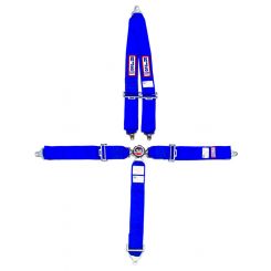 RJS Safety Harness 5 Point Camlock SFI 16.1 Pull Down Adjust Bolt-On