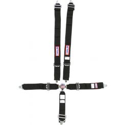 RJS Safety Harness 5 Point Camlock SFI 16.1 Pull Down Adjust Bolt-On