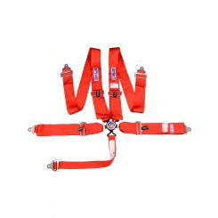 RJS Safety Harness 5 Point Camlock SFI 16.1 Pull Down Adjust Wrap Aro