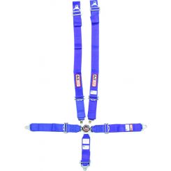 RJS Safety Harness 5 Point Camlock SFI 16.1 Pull Down Adjust Wrap Aro
