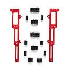 R&M Specialties Spark Plug Wire Loom Valve Cover Mount 7-9 mm Red / Bl