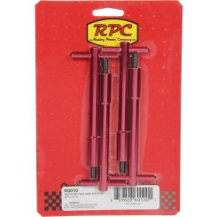 RPC Aluminium T-BAR WING NUT 4-3/4in. WITH 1/4-20- RED