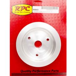 RPC PULLEY CRANK 2-GROOVE BB Chevrolet SWP SATIN Alum