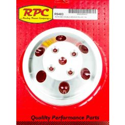 RPC Water Pump Pulley V-Belt 2 Groove 6.600 in Dia