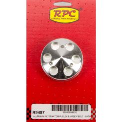 RPC Aluminium ALTERNATOR PULLEY & NOSE V-BELT SATIN