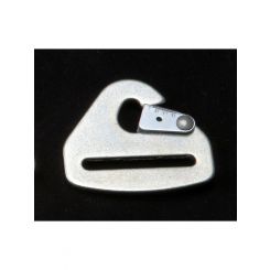 Racequip/Safequip Harness Hardware Snap Hook 3 in Wide Steel Natural