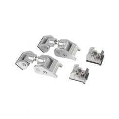 Rugged Ridge Hood Latch Kit Mounting Hardware Included Alum Silver