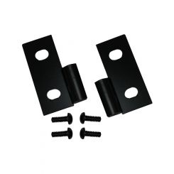 Rugged Ridge Door Hinge Kit Bolt-On 2-Doors Steel Black Powder Coat