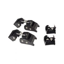 Rugged Ridge Hood Latch Kit Mounting Hardware Included Aluminum Black