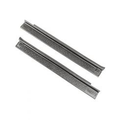 Rugged Ridge Door Sill Protector Front Plastic Black For Wrangler