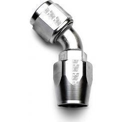 Russell Fitting Hose End Full Flow 45 Degree 6 AN Hose to 6 AN Female
